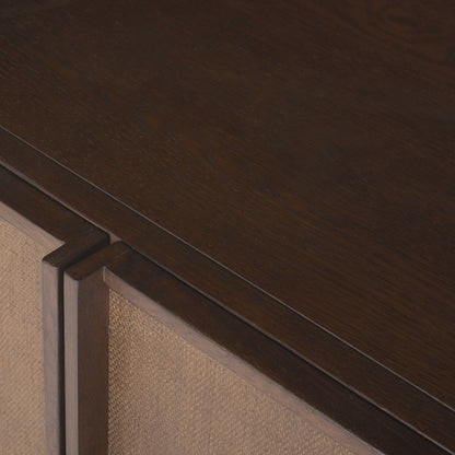 Sawyer Curved Open Bookcase - Abbyson - Living Room