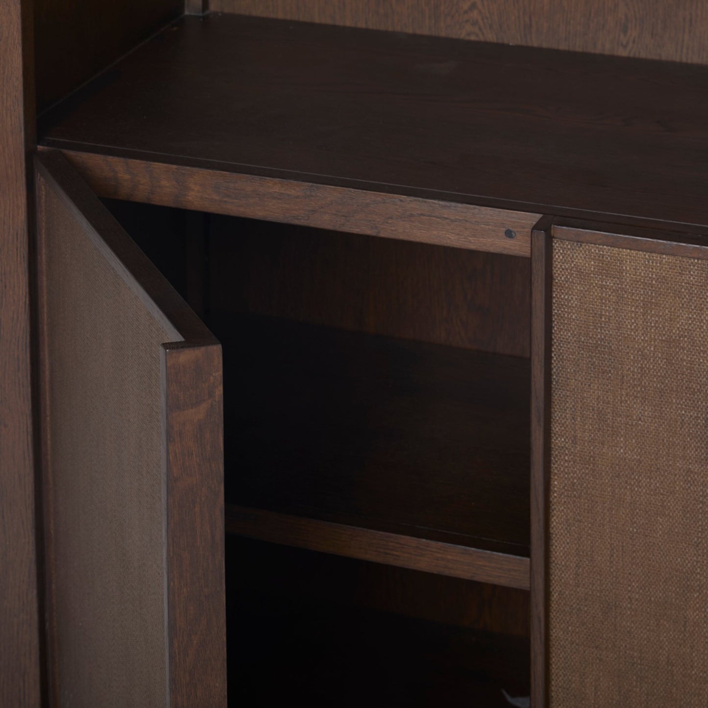Sawyer Curved Open Bookcase - Abbyson - Living Room
