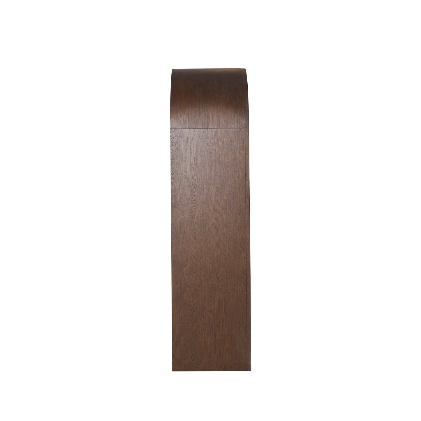 Sawyer Curved Open Bookcase - Abbyson - Living Room