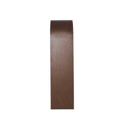 Sawyer Curved Open Bookcase - Abbyson - Living Room