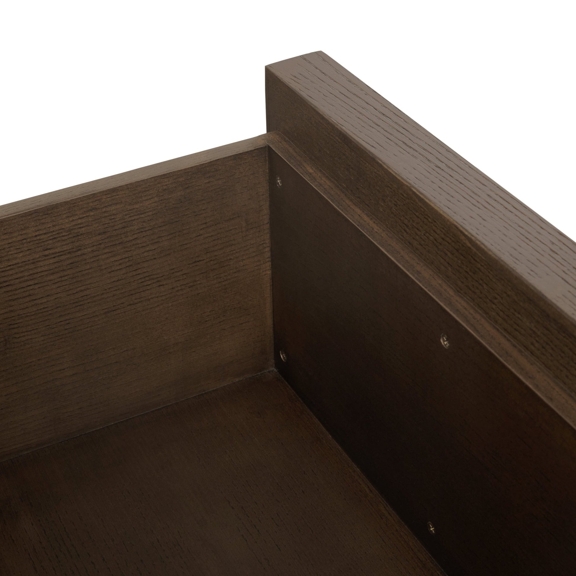Sawyer Oak & Grasscloth Dresser, Brown - Abbyson - Bedroom