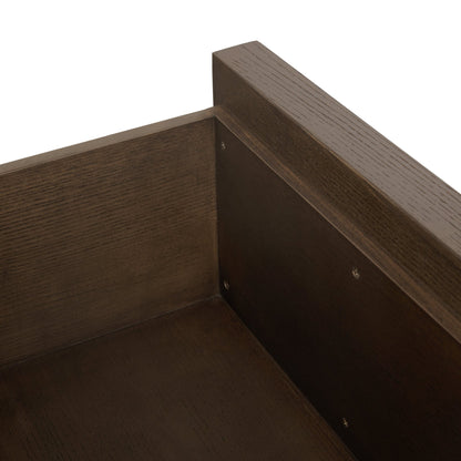 Sawyer Oak & Grasscloth Dresser, Brown - Abbyson - Bedroom