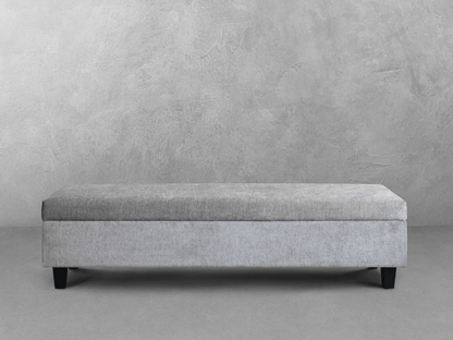Seneca Upholstered Bench - Gray - Abbyson - Bedroom