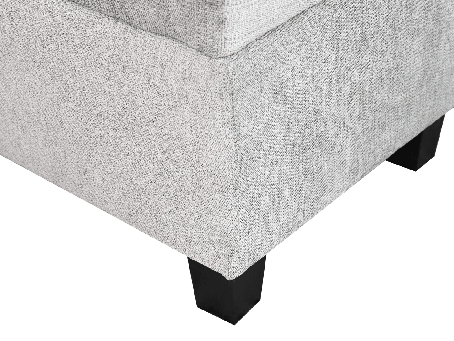 Seneca Upholstered Bench - Gray - Abbyson - Bedroom