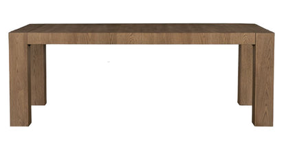 Evelyn Solid Wood 7PC Dining Set, Brown