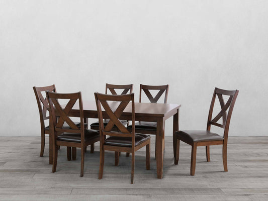 Theodore Dining Chair (Set of 6) - Brown - Abbyson - Dining Room