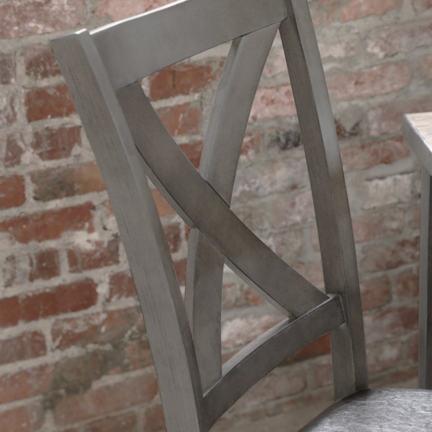 Theodore Dining Chair (Set of 6) - Gray - Abbyson - Dining Room