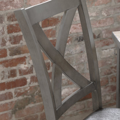 Theodore Dining Chair (Set of 6) - Gray - Abbyson - Dining Room