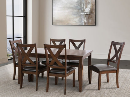 Theodore Dining Table - Brown - Abbyson - Dining Room