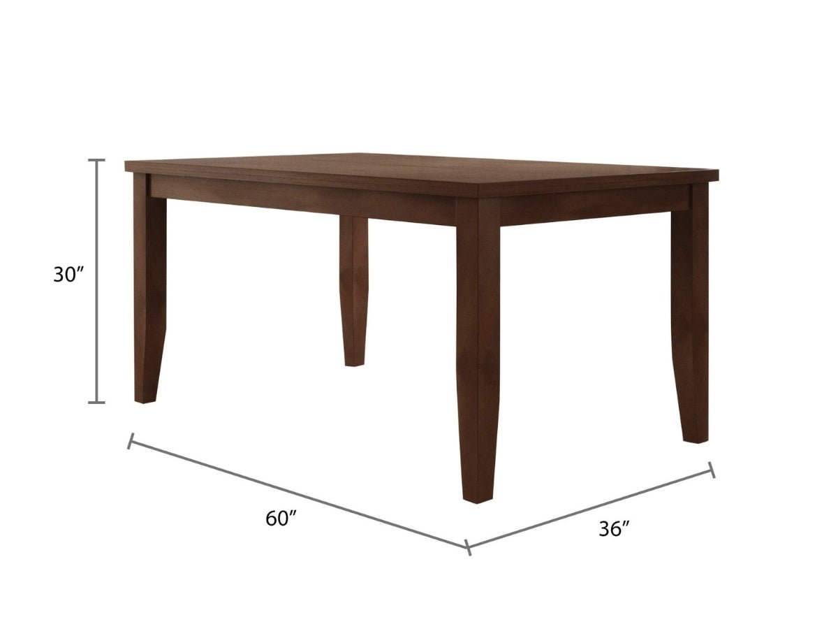 Theodore Dining Table - Brown - Abbyson - Dining Room