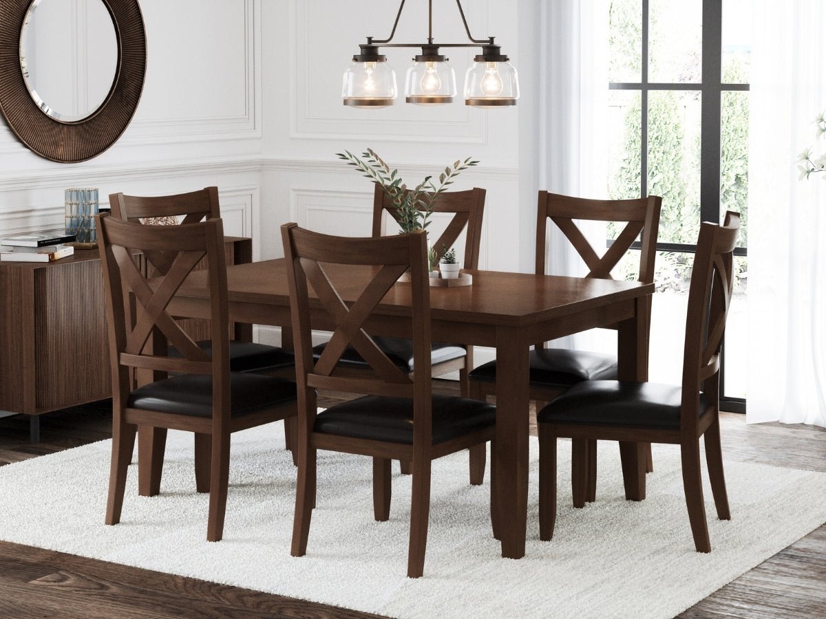 Theodore Dining Table - Brown - Abbyson - Dining Room