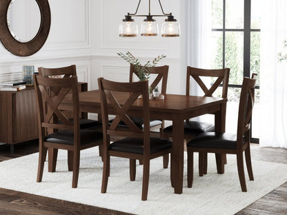 Theodore Dining Table - Brown - Abbyson - Dining Room