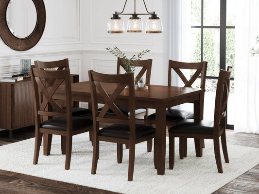 Theodore Dining Table - Brown - Abbyson - Dining Room