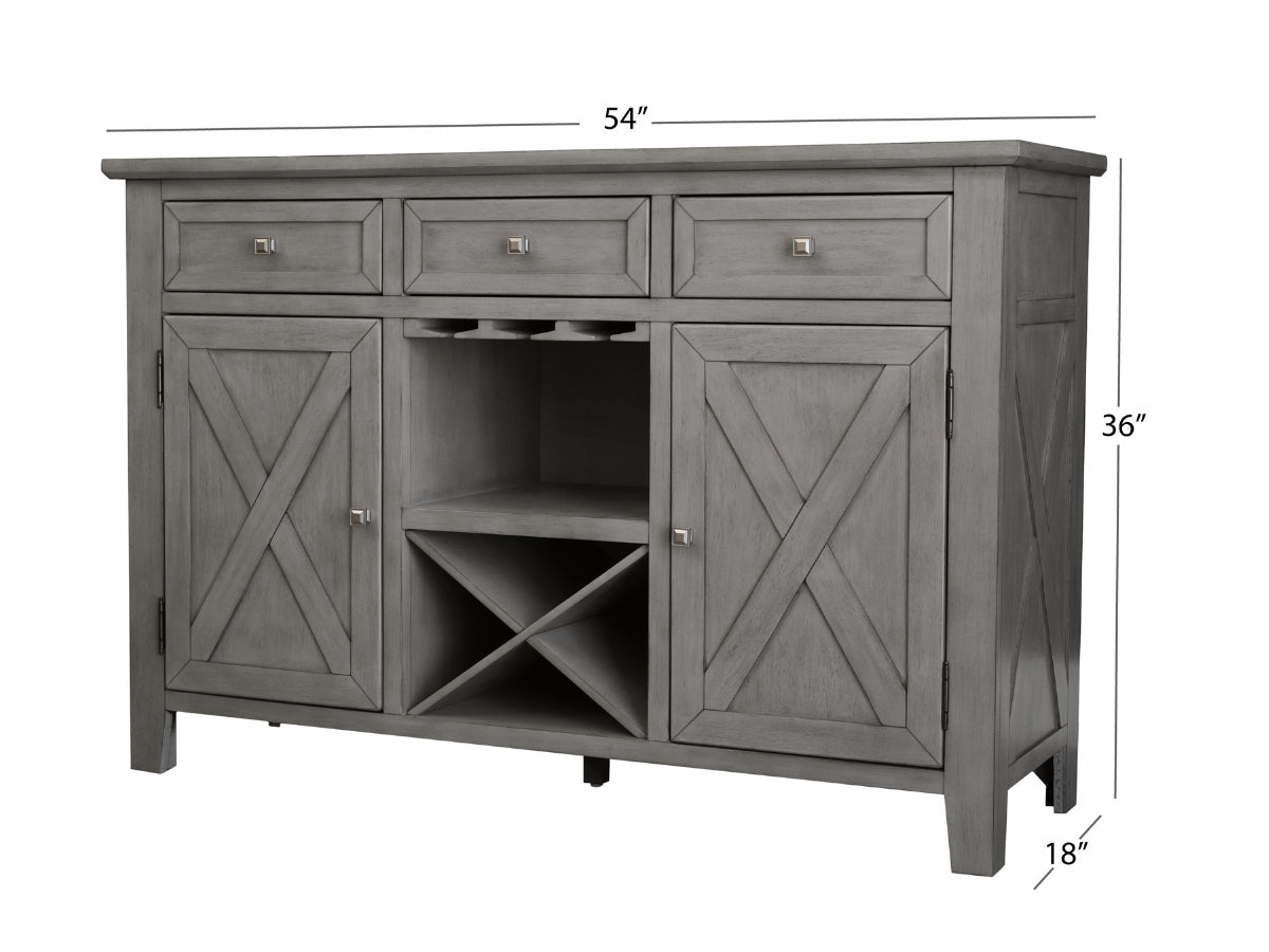 Theodore Server - Gray - Abbyson - Dining Room