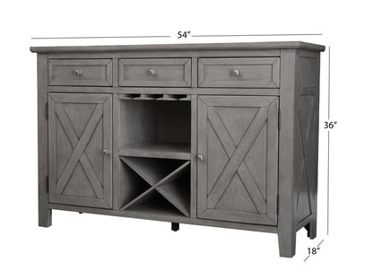 Theodore Server - Gray - Abbyson - Dining Room