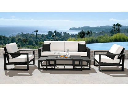 Torren 3-pc Nesting Table Set - White - Abbyson - Outdoor