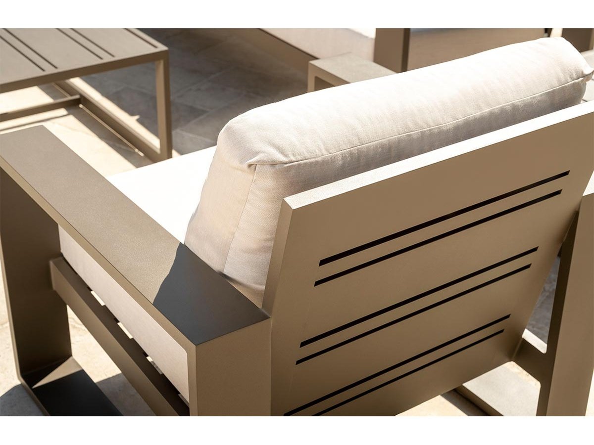 Torren 6-pc Seating Set - Beige - Abbyson - Outdoor