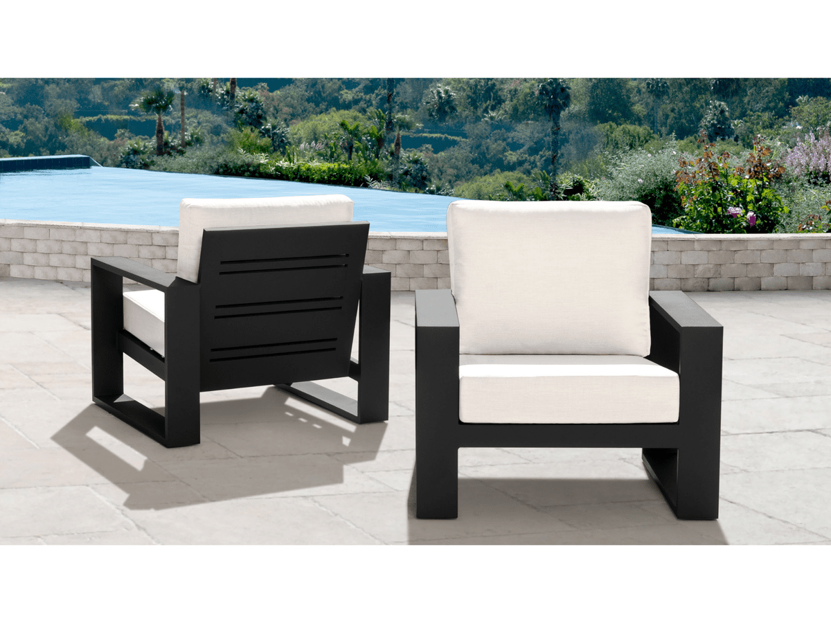 Torren 6-pc Seating Set - White - Abbyson - Outdoor