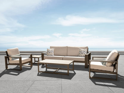 Torren Outdoor Sofa - Beige - Abbyson - Outdoor