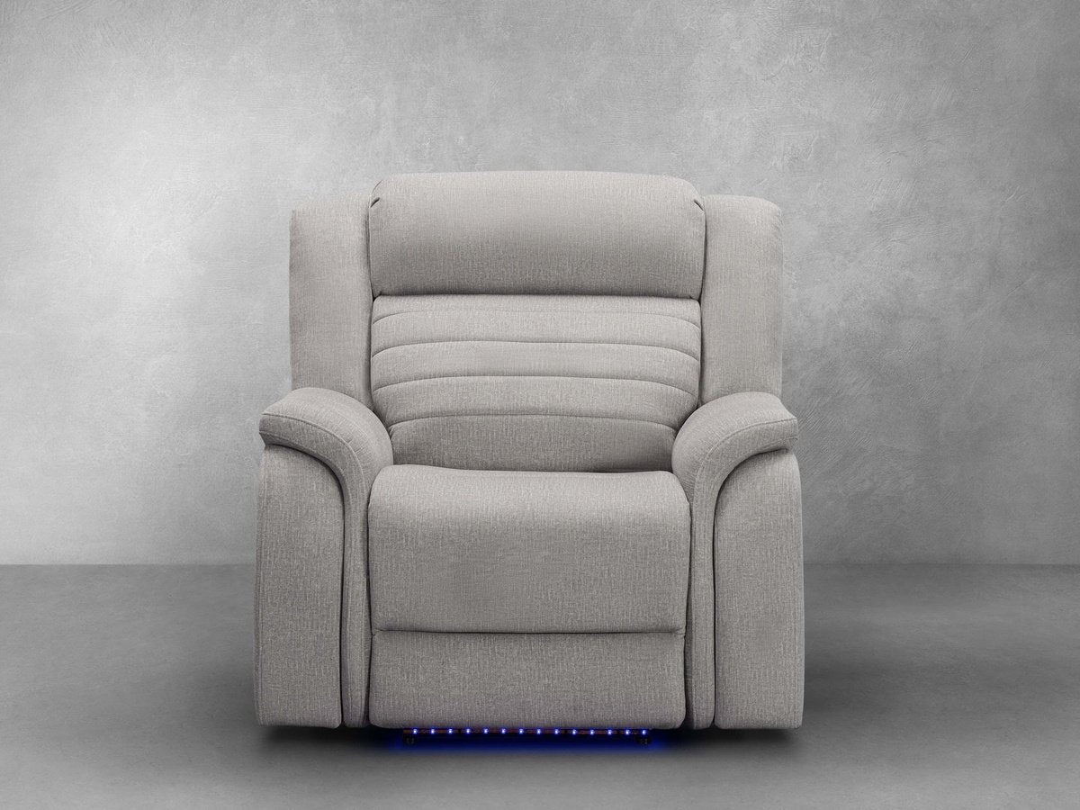 Tristan Power Reclining Chair with Heat and Massage - Abbyson - Living Room