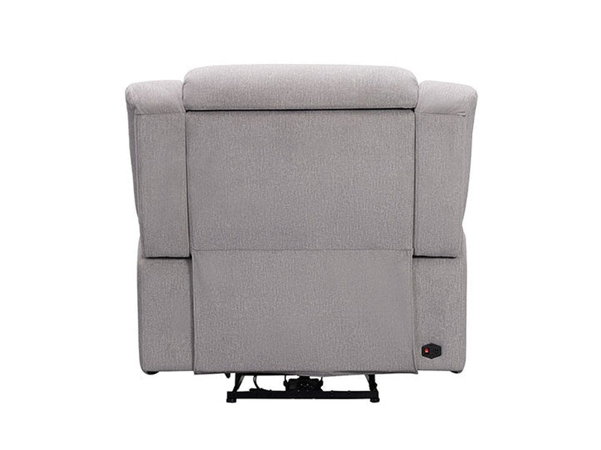 Tristan Power Reclining Chair with Heat and Massage - Abbyson - Living Room