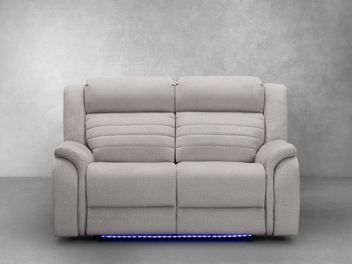 Tristan Power Reclining Loveseat with Heat and Massage - Abbyson - Living Room