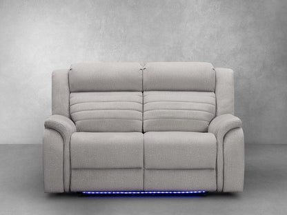 Tristan Power Reclining Loveseat with Heat and Massage - Abbyson - Living Room