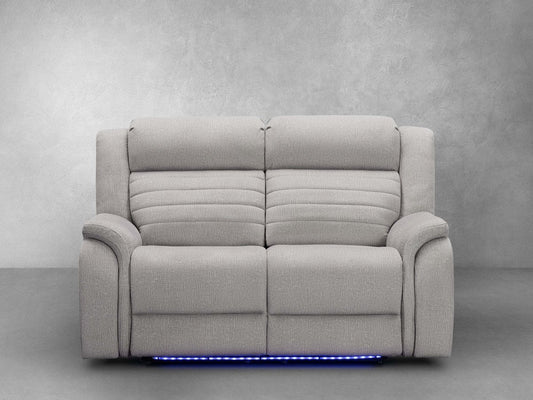 Tristan Power Reclining Loveseat with Heat and Massage - Abbyson - Living Room