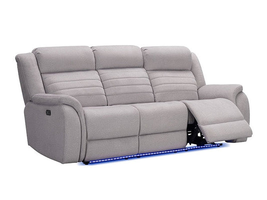 Tristan Power Reclining Sofa with Heat and Massage - Abbyson - Living Room