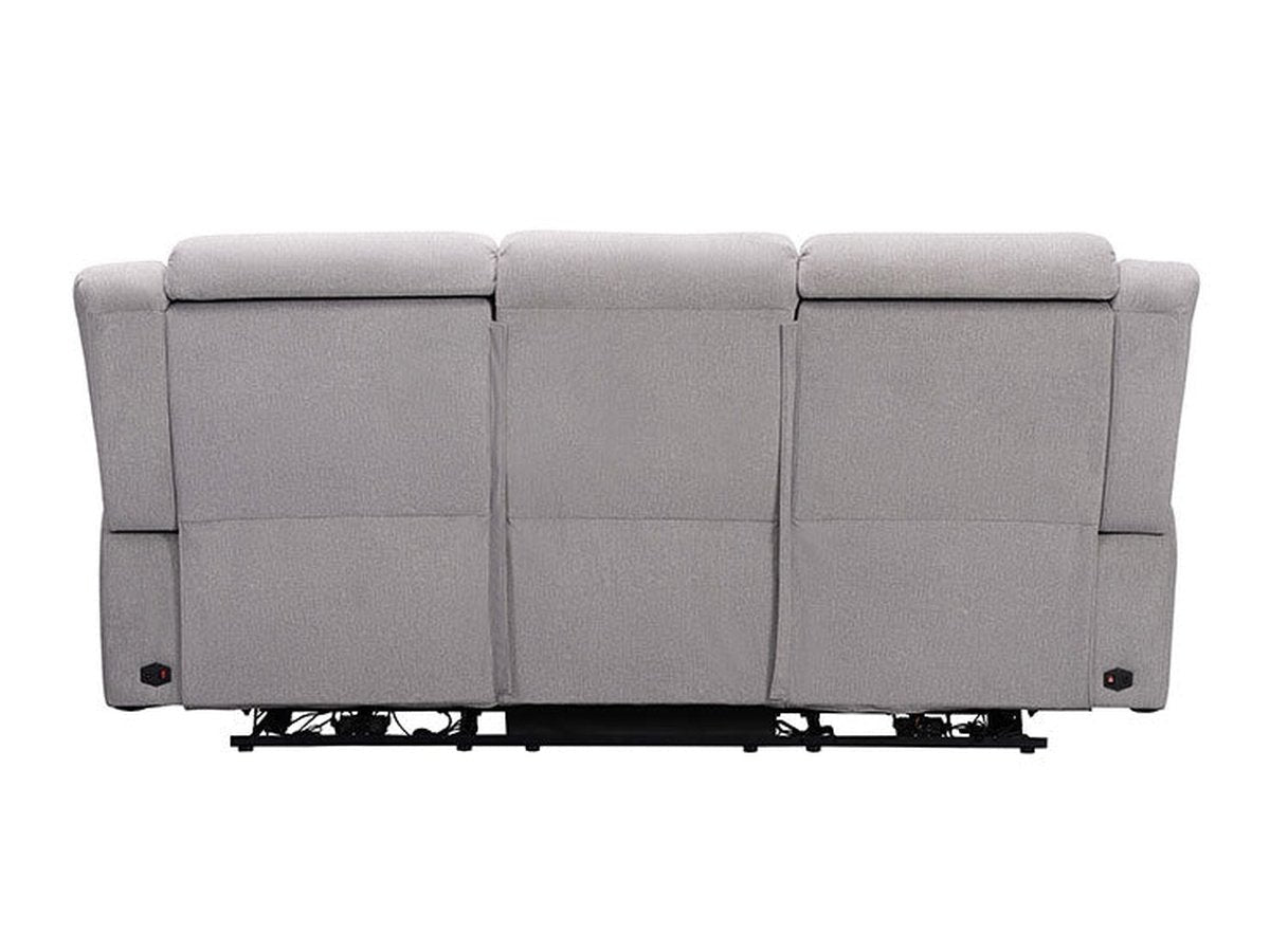 Tristan Power Reclining Sofa with Heat and Massage - Abbyson - Living Room
