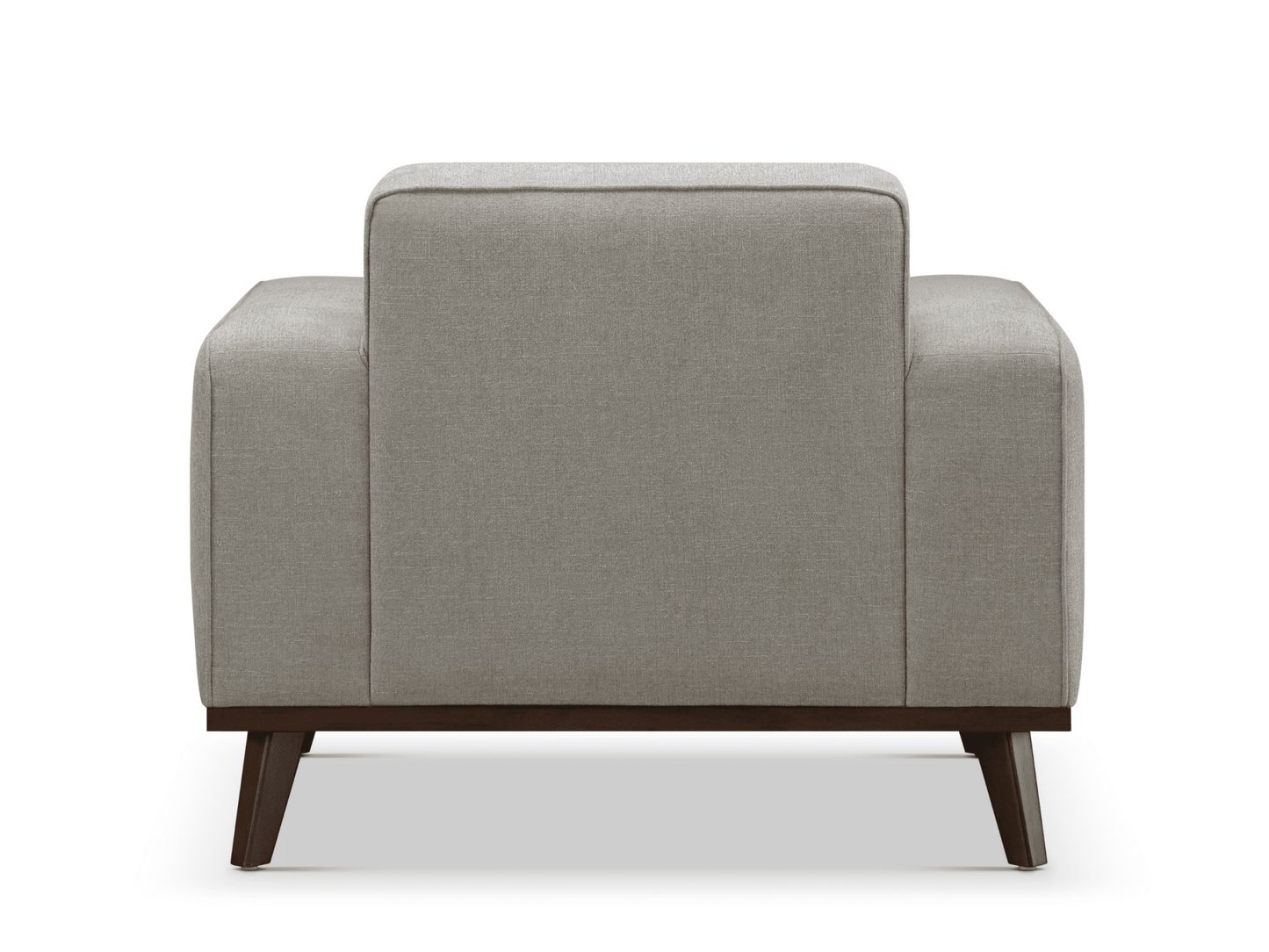 Vicenza Mid-Century Upholstered Chair - Gray - Abbyson - Living Room