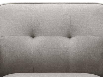 Vicenza Mid-Century Upholstered Chair - Gray - Abbyson - Living Room