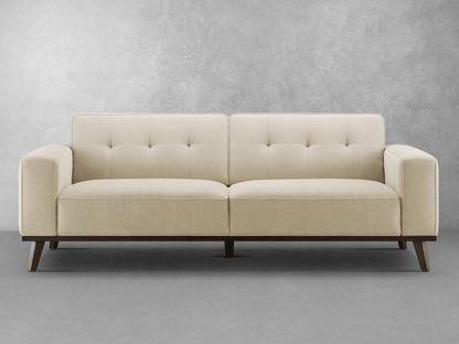 Vicenza Mid-Century Upholstered Sofa - Beige - Abbyson - Living Room