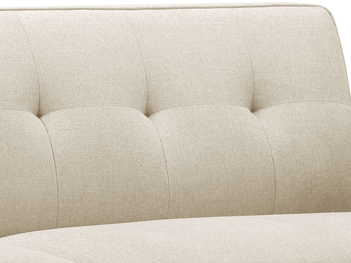 Vicenza Mid-Century Upholstered Sofa - Beige - Abbyson - Living Room