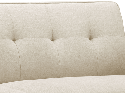 Vicenza Mid-Century Upholstered Sofa - Beige - Abbyson - Living Room