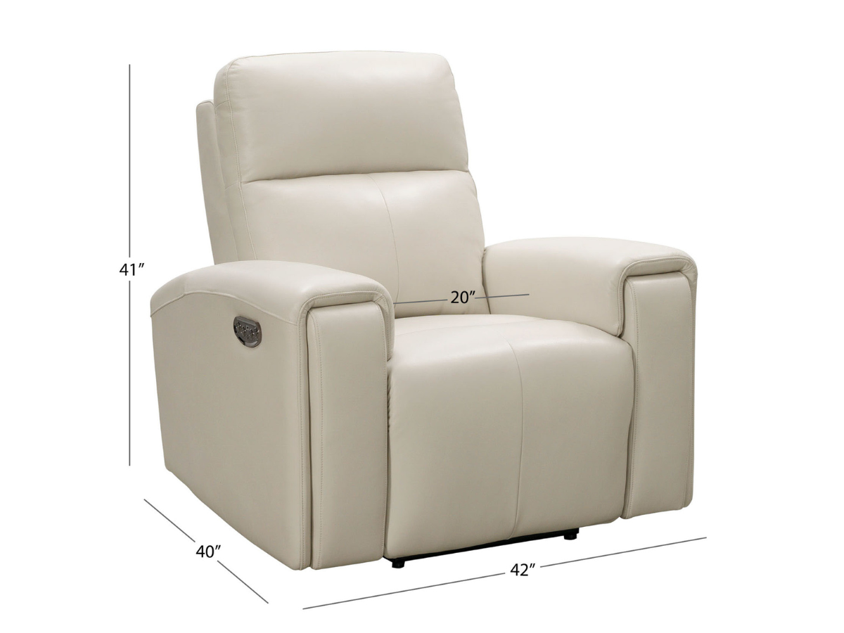 Reagan leather press back recliner sale