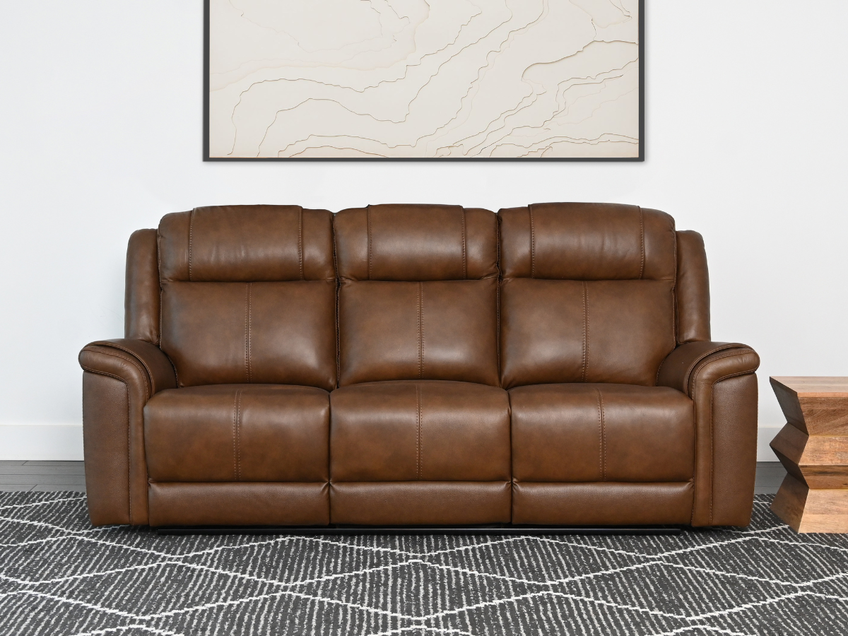 Gilmore 2-pc Leather Manual Reclining Sofa and Loveseat