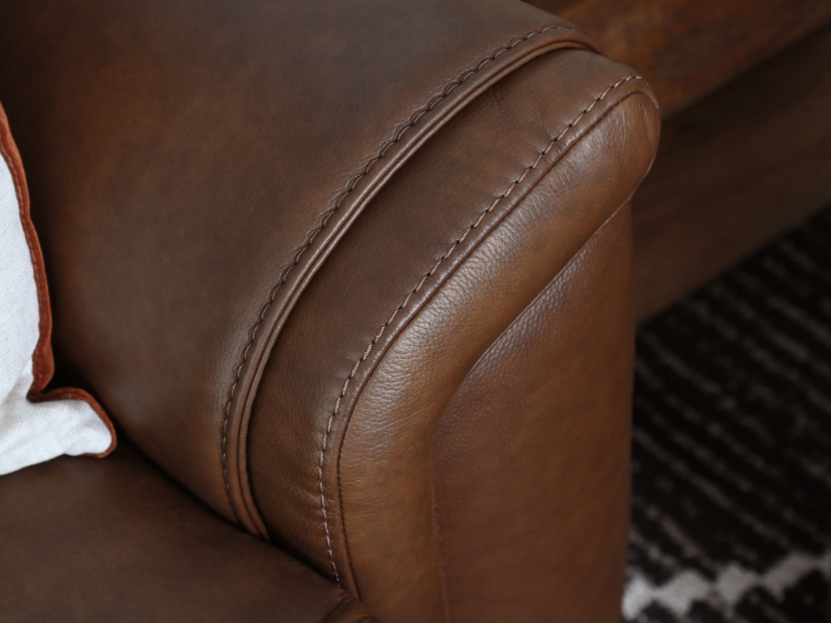 Gilmore Leather Manual Reclining Loveseat