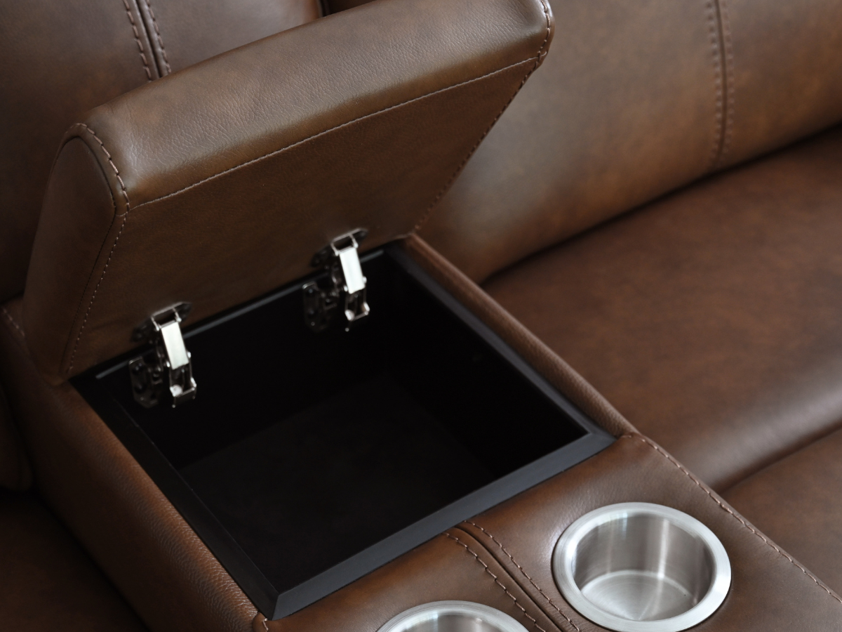 Gilmore Leather Manual Reclining Loveseat