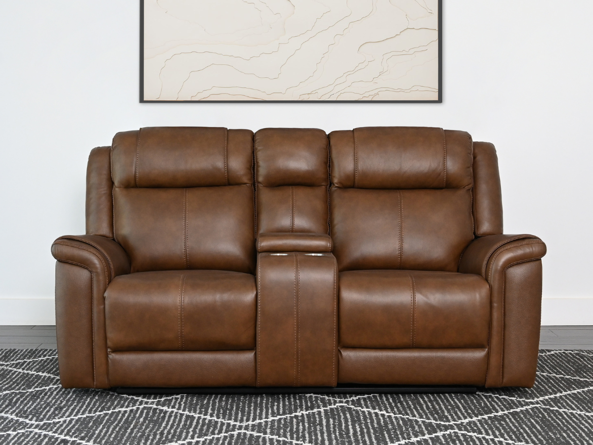 Gilmore 2-pc Leather Manual Reclining Sofa and Loveseat