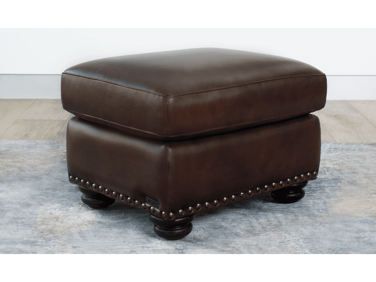 Austin Leather Ottoman