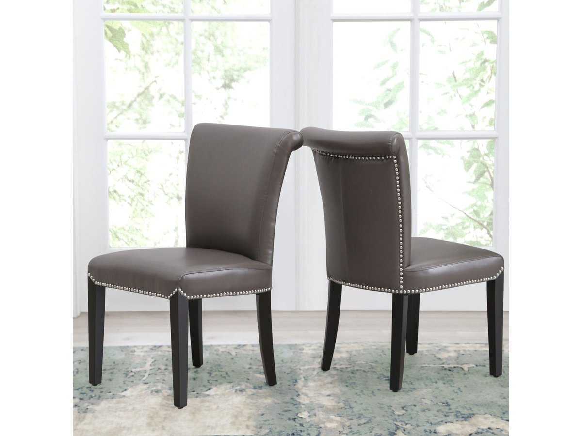 Century Leather Dining Chair (Set of 2) Default Title