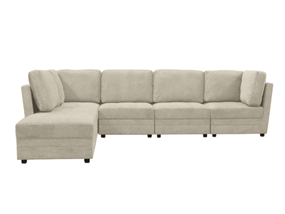 Brentwood 6-pc Fabric Modular Sectional