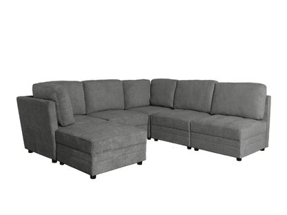 Brentwood 6-pc Fabric Modular Sectional