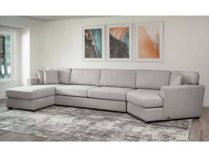 Elliot Fabric Cuddler Sectional