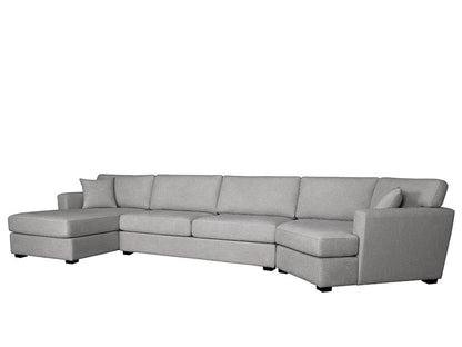 Elliot Fabric Cuddler Sectional