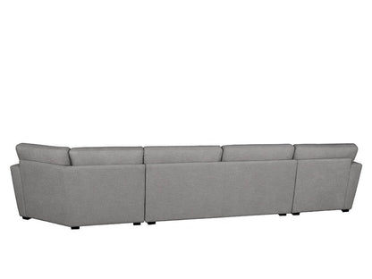 Elliot Fabric Cuddler Sectional