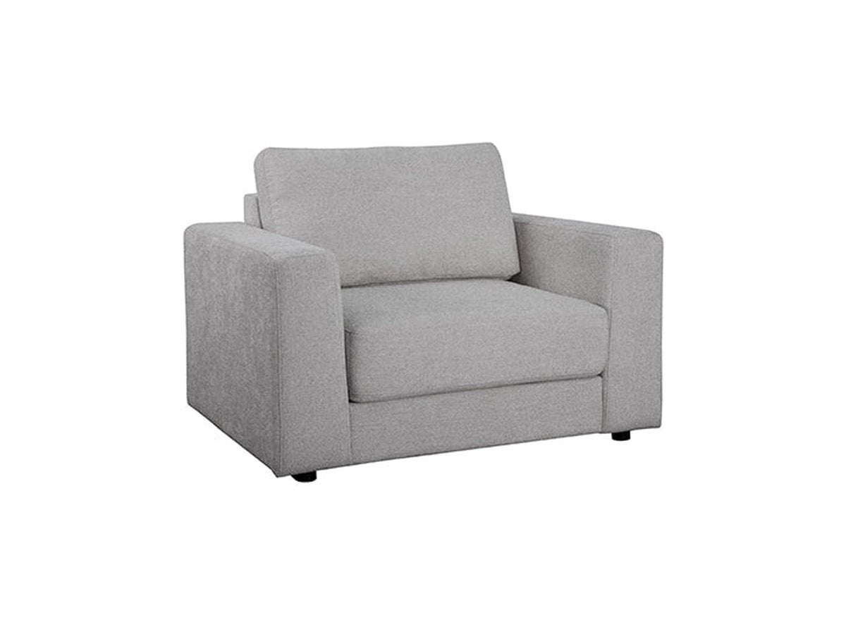 Elliot Fabric Armchair and Ottoman Set