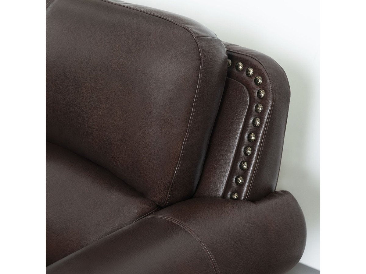 Austin Leather Armchair, Brown Default Title