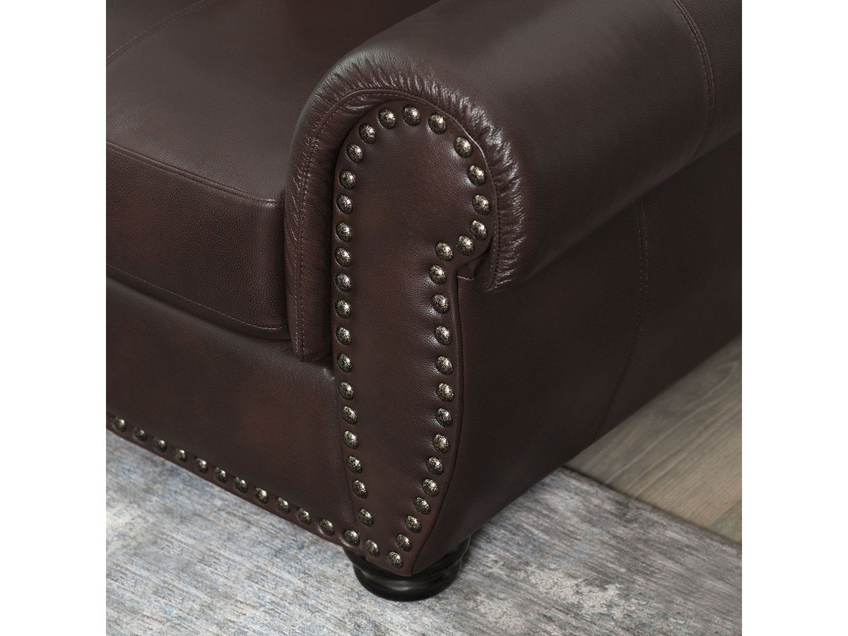 Austin Leather Armchair, Brown Default Title